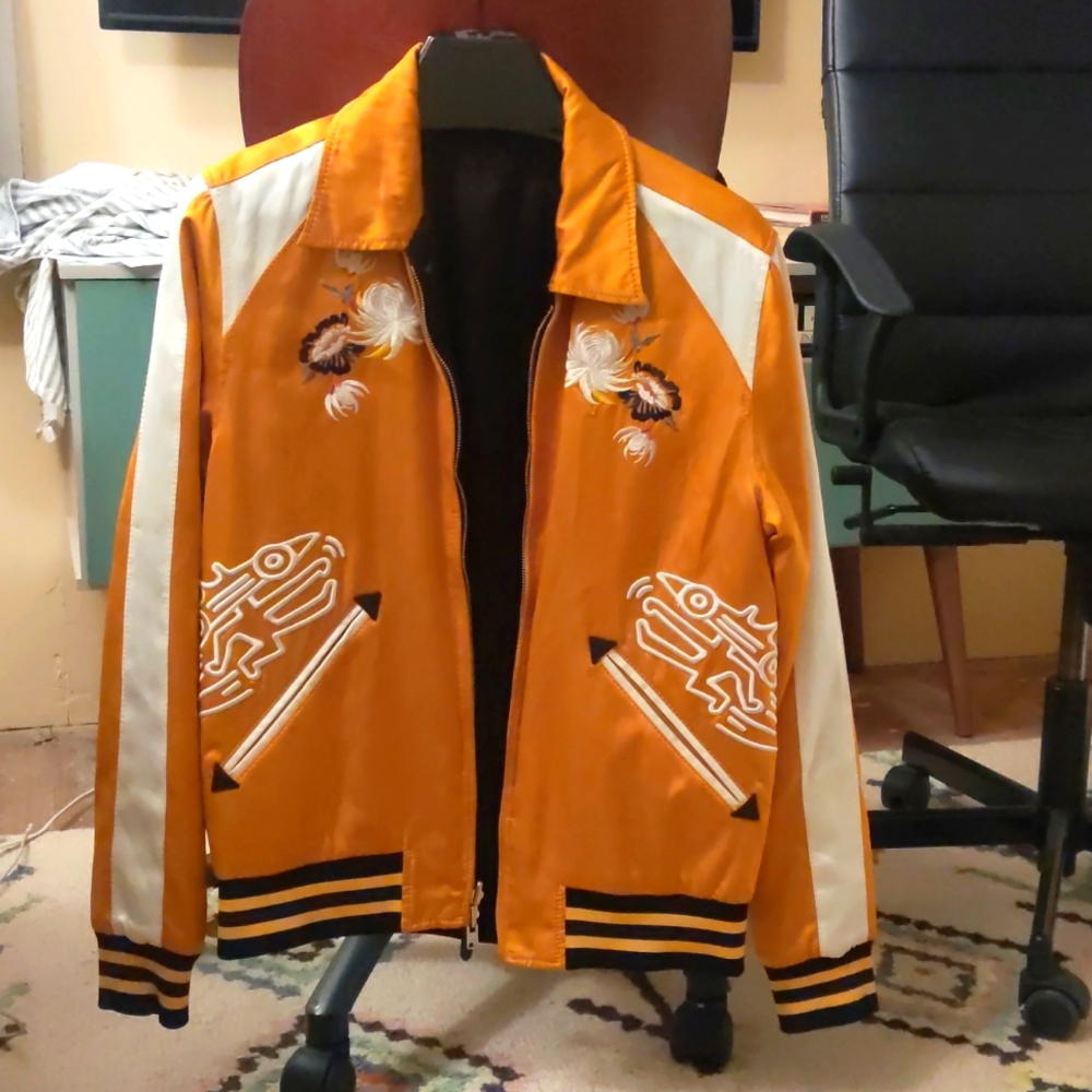 Coach X Keith Haring yellow jacket